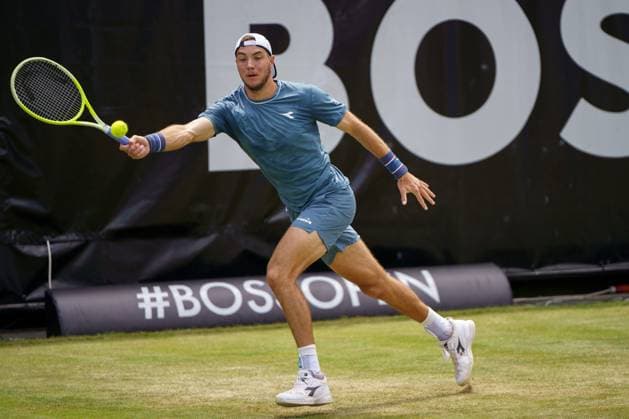 BOSS Open ATP, Tennis Herren 250 2024; Stuttgart, 13.06.2024 Jan-Lennard Struff (GER, Deutschland); BOSS Open 2024, ATP 250, Anlage des TC Weissenhof am 13.06.2024, Stuttgart. Copyright: xBEAUTIFULxSPORTSx Pajonkx