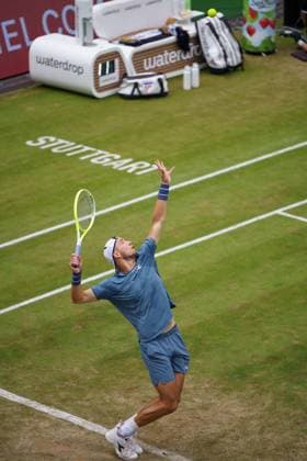 BOSS Open ATP, Tennis Herren 250 2024; Stuttgart, 13.06.2024 Jan-Lennard Struff (GER, Deutschland); BOSS Open 2024, ATP 250, Anlage des TC Weissenhof am 13.06.2024, Stuttgart. Copyright: xBEAUTIFULxSPORTSx Pajonkx