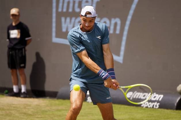 BOSS Open ATP, Tennis Herren 250 2024; Stuttgart, 13.06.2024 Jan-Lennard Struff (GER, Deutschland); BOSS Open 2024, ATP 250, Anlage des TC Weissenhof am 13.06.2024, Stuttgart. Copyright: xBEAUTIFULxSPORTSx Pajonkx