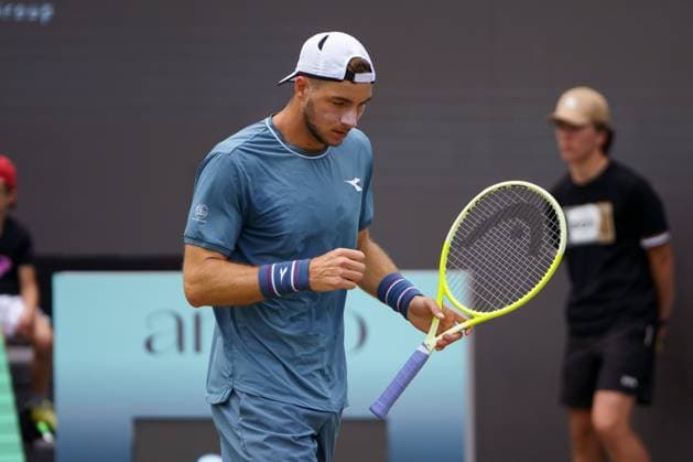 BOSS Open ATP, Tennis Herren 250 2024; Stuttgart, 13.06.2024 Jan-Lennard Struff (GER, Deutschland); BOSS Open 2024, ATP 250, Anlage des TC Weissenhof am 13.06.2024, Stuttgart. Copyright: xBEAUTIFULxSPORTSx Pajonkx