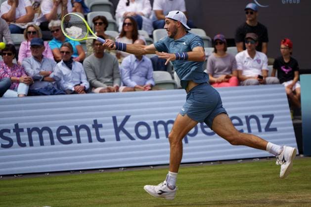 BOSS Open ATP, Tennis Herren 250 2024; Stuttgart, 13.06.2024 Jan-Lennard Struff (GER, Deutschland); BOSS Open 2024, ATP 250, Anlage des TC Weissenhof am 13.06.2024, Stuttgart. Copyright: xBEAUTIFULxSPORTSx Pajonkx