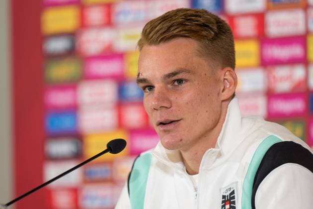 SOCCER - UEFA EURO, EM, Europameisterschaft,Fussball 2024 BERLIN,GERMANY,13.JUN.24 - SOCCER -UEFA EURO 2024, OEFB, Oesterreichischer Fussball-Bund, press conference, PK, Pressekonferenz Image shows Philipp Lienhart (AUT). GEPAxpictures xJohannesxFriedl