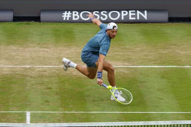 BOSS Open ATP, Tennis Herren 250 2024; Stuttgart, 13.06.2024 Jan-Lennard Struff (GER, Deutschland); BOSS Open 2024, ATP 250, Anlage des TC Weissenhof am 13.06.2024, Stuttgart. Copyright: xBEAUTIFULxSPORTSx Pajonkx