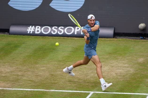 BOSS Open ATP, Tennis Herren 250 2024; Stuttgart, 13.06.2024 Jan-Lennard Struff (GER, Deutschland); BOSS Open 2024, ATP 250, Anlage des TC Weissenhof am 13.06.2024, Stuttgart. Copyright: xBEAUTIFULxSPORTSx Pajonkx