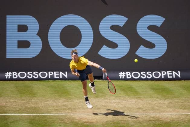 BOSS Open ATP, Tennis Herren 250 2024; Stuttgart, 13.06.2024 Denis Shapovalov (CAN, Kanada); BOSS Open 2024, ATP 250, Anlage des TC Weissenhof am 13.06.2024, Stuttgart. Copyright: xBEAUTIFULxSPORTSx Pajonkx