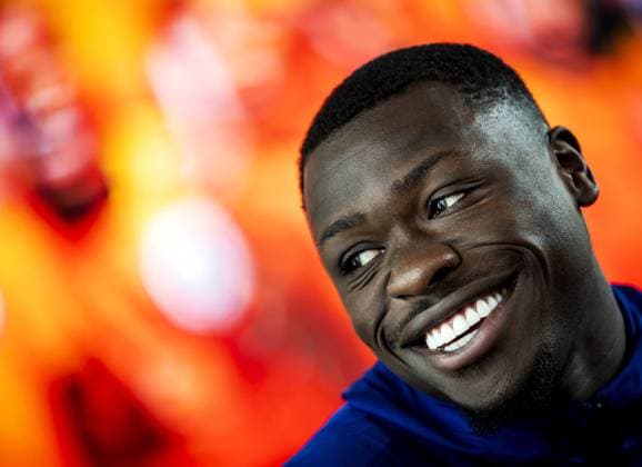 WOLFSBURG - Brian Brobbey during a media moment of the Dutch national team, Nationalteam in Autostad on June 13, 2024 in Wolfsburg, Germany. The Dutch national team is preparing for the first group match at the European Football Championship in Germany against Poland. ANP KOEN VAN WEEL UEFA EURO, EM, Europameisterschaft,Fussball 2024 Germany 2024 xVIxANPxSportx xxANPxIVx 501001241 originalFilename: 501001241.jpg