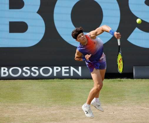 13.06.2024, Boss Open 2024, ATP, Tennis Herren Tour 250, TC Weissenhof Stuttgart, Tennis, im Bild: Ben Shelton (USA)