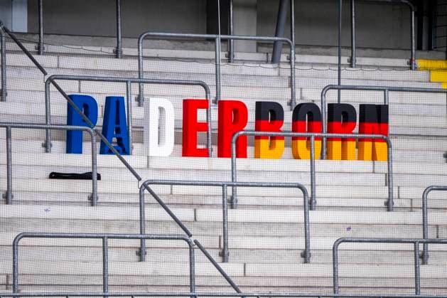Fussball: Frankreich Nationalmannschaft, öffentliches Training am 13.06.2024 in Paderborn vor dem Start der Euro 2024 in Deutschland. Wichtiger Hinweis: Gemaess den Vorgaben der FIFA bzw. der UEFA ist es untersagt, in dem Stadion und oder vom Spiel angefertigte Fotoaufnahmen in Form von Sequenzbildern und oder videoaehnlichen Fotostrecken zu verwerten bzw. verwerten zu lassen. Foto: Kirchner-Media DI Copyright: xKirchner-Media DIx