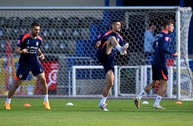 PXL_CRO football training Croatian national football team during their training session in Neuruppin, Germany on 13. June 2024. MarkoxLukunic PIXSELL