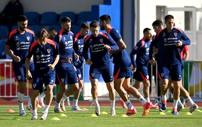 PXL_CRO football training Croatian national football team during their training session in Neuruppin, Germany on 13. June 2024. MarkoxLukunic PIXSELL