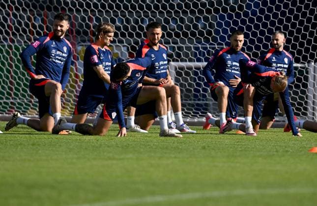 PXL_CRO football training Croatian national football team during their training session in Neuruppin, Germany on 13. June 2024. MarkoxLukunic PIXSELL