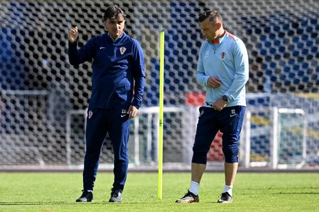 PXL_CRO football training Croatian national football team during their training session in Neuruppin, Germany on 13. June 2024. MarkoxLukunic PIXSELL