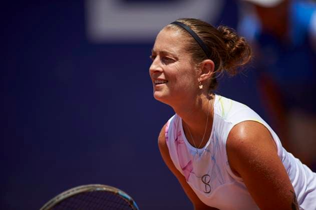 BBVA Open Internacional of Valencia on June 13, 2024 Yvonne Cavalle-Reimers from Spain in action during the doubles match between Yvonne Cavalle-Reimers and Leyre Romero Gormaz from Spain against Alena Fomina-Klotz and Vivian Heisen from Germany (not pictured) during the BBVA Open Internacional of Valencia at Sporting Tennis Valencia. Yvonne Cavalle-Reimers and Leyre Romero Gormaz from Spain won 6-4, 6-4 Valencia Sporting Tenis Valencia Valencia Spain Copyright: xGrupoxNostresportx