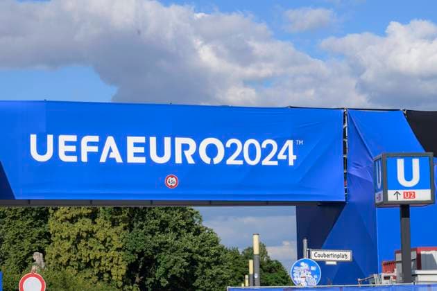 Blick auf das Stadion vor der UEFA EURO, EM, Europameisterschaft,Fussball 2024, Das Olympia - Stadion Berlin, vor Beginn der Fussball EM 2024 - UEFA, 13.06. 2024, Copyright: HMBxMedia UwexKoch