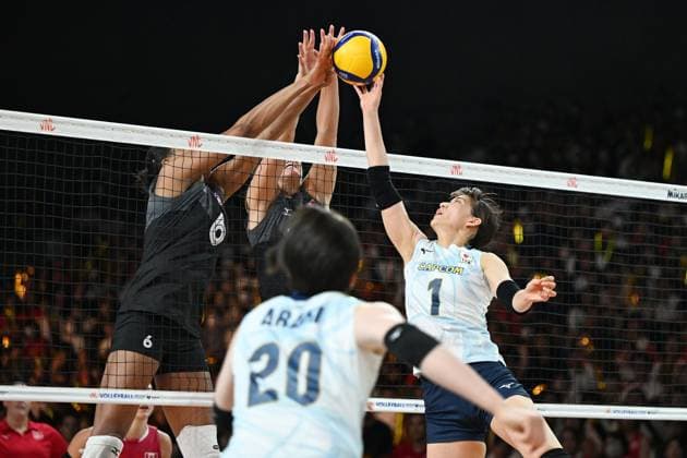 Koyomi Iwasaki (JPN), JUNE 13, 2024 - Volleyball : FIVB Volleyball Nations League 2024 Women s Preliminary Round between Japan 2-3 Canada at West Japan General Exhibition Center, Fukuoka, Japan. Noxthirdxpartyxsales  (256276025)