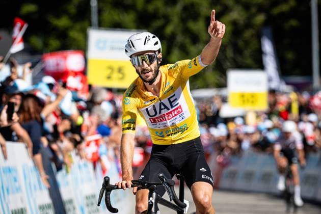 Sport Themen der Woche KW24 Sport Bilder des Tages YATES Adam: Tour de Suisse - Men 2024 - 5. Stage YATES Adam ( GBR ) UAE TEAM EMIRATES ( UAD ) - UAE Querformat - quer - horizontal - Landscape - Event Veranstaltung: Tour de Suisse - Elite Men - Category Kategorie: Cycling - Road cycling, Rad, Radsport, Strasse - Cycling Tour - Elite Men - UWT - Location Ort: Europe Schweiz - Start: Ambri - Finish: Cari - Discipline: Road Race ( RR ) - Cycling Tour - Distance: 148,6 km - Date Datum: 13.06.2024 Thursday - *** YATES Adam Tour de Suisse Men 2024 5 Stage YATES Adam GBR UAE TEAM EMIRATES UAD UAE Landscape horizontal Landscape Event Event Tour de Suisse Elite Men Category Category Cycling Road Cycling Cycling Tour Elite Men UWT Location Location Europe Switzerland Start Ambri Finish Cari Discipline Road Race RR Cycling Tour Distance 148,6 km Date Date 13 06 2024 Thursday