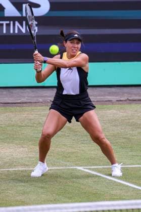 Sport Bilder des Tages Libema Open Tennis Championship - Day 6 Jessica Pegula of USA in action during the WTA, Tennis Damen tennis game against Aleksandra Krunic of Serbia at the Libema Open Tournament - Rosmalen Grass Court Championships in Den Bosch, the Netherlands on June 13, 2024 Den Bosch Netherlands  Copyright: xNicolasxEconomoux originalFilename:oikonomou-notitle240613_npGXy.jpg