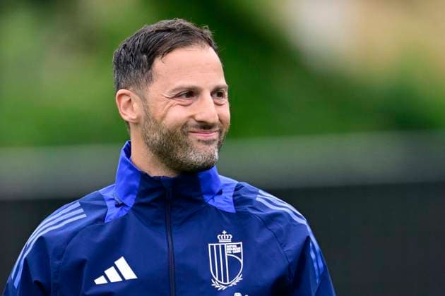 Belgium Media Activities UEFA EURO, EM, Europameisterschaft,Fussball 2024 14 06 2024 FREIBERG AM NECKA, GERMANY - JUNE 14 : Tedesco Domenico head coach of Belgium during a training session of the Belgian Red Devils at the UEFA Euro 2024 European Football Championship tournament on June 14, 2024 in Freiberg am Necka, Germany, 14 06 2024 Freiberg am Necka Germany  Copyright: xPeterxDexVoechtx