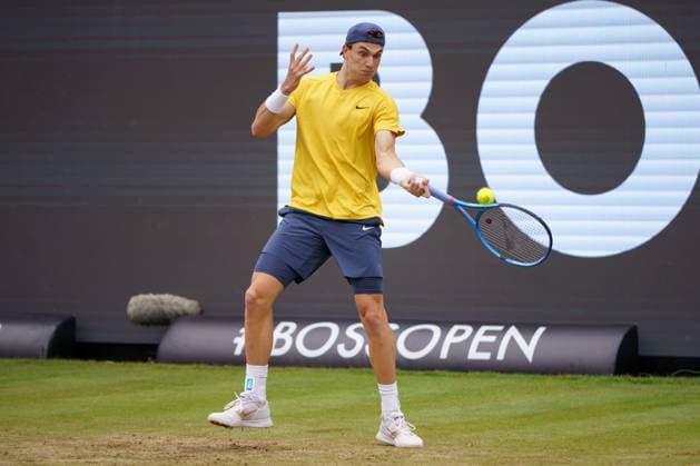 BOSS Open ATP, Tennis Herren 250 2024; Stuttgart, 14.06.2024 Jack Draper (GBR, Großbritannien); BOSS Open 2024, ATP 250, Anlage des TC Weissenhof am 14.06.2024, Stuttgart. Copyright: xBEAUTIFULxSPORTSx Pajonkx