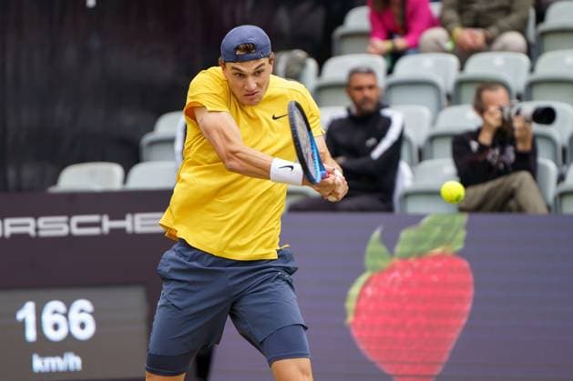 BOSS Open ATP, Tennis Herren 250 2024; Stuttgart, 14.06.2024 Jack Draper (GBR, Großbritannien); BOSS Open 2024, ATP 250, Anlage des TC Weissenhof am 14.06.2024, Stuttgart. Copyright: xBEAUTIFULxSPORTSx Pajonkx
