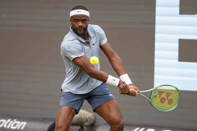 BOSS Open ATP, Tennis Herren 250 2024; Stuttgart, 14.06.2024 Frances Tiafoe (USA, Vereinigte Staaten von Amerika); BOSS Open 2024, ATP 250, Anlage des TC Weissenhof am 14.06.2024, Stuttgart. Copyright: xBEAUTIFULxSPORTSx Pajonkx