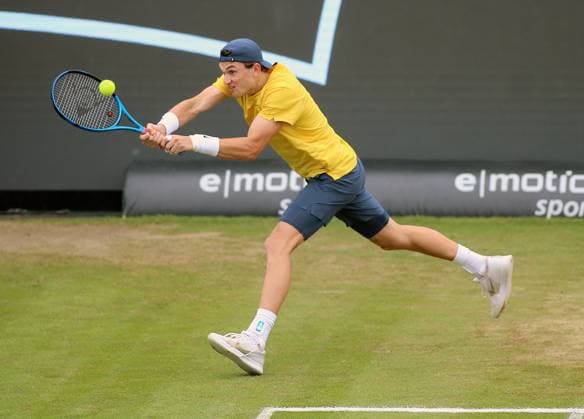 14.06.2024, BossOpen 2024, ATP, Tennis Herren Tour, TC Weissenhof, Stuttgart, Tennis, im Bild: Jack Draper (GBR) Sieger
