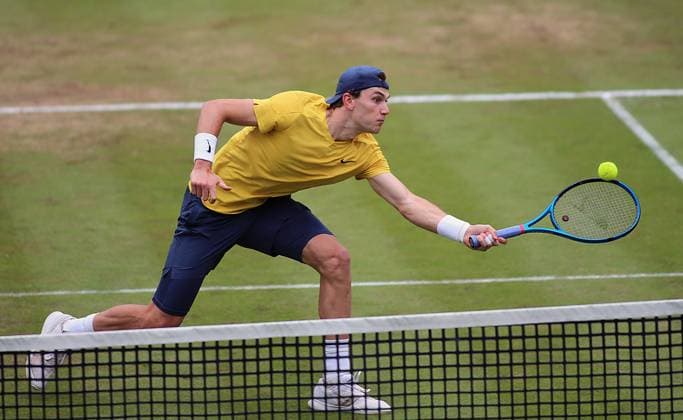 14.06.2024, BossOpen 2024, ATP, Tennis Herren Tour, TC Weissenhof, Stuttgart, Tennis, im Bild: Jack Draper (GBR)