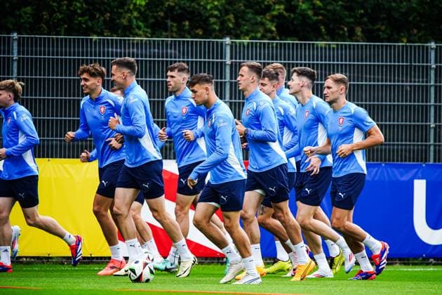 Spieler beim Aufwaermen GER, Training Tschechien, Fussball Europameisterschaft, UEFA EURO, EM, Europameisterschaft,Fussball 2024, 14.06.2024 GER, Training Tschechien, Fussball Europameisterschaft, UEFA Euro 2024, 14.06.2024 Norderstedt Copyright: xEibner-Pressefoto MarcelxvonxFehrnx EP_MFN