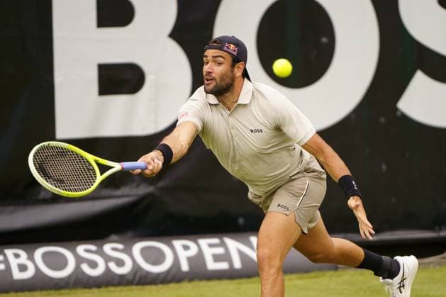 BOSS Open ATP, Tennis Herren 250 2024; Stuttgart, 14.06.2024 Matteo Berrettini (ITA, Italien); BOSS Open 2024, ATP 250, Anlage des TC Weissenhof am 14.06.2024, Stuttgart. Copyright: xBEAUTIFULxSPORTSx Pajonkx