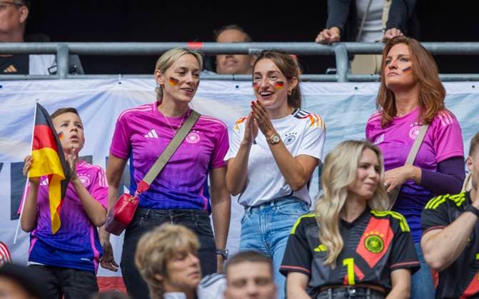 Munich, Germany. 14th Jun 2024. Lena Wurzenberger (Girlfriend of Trainer Julian Nagelsmann (Deutschland)) Germany - Scotland Deutschland - Schottland 14.06.2024