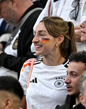 14.06.2024, Fussball UEFA EURO, EM, Europameisterschaft,Fussball 2024, Vorrunde, 1.Spieltag, Eröffnungsspiel Deutschland - Schottland, in der Fußball Arena München. Lena Wurzenberger (Deutschland) die Freundin von Trainer Julian Nagelsmann (Deutschland)