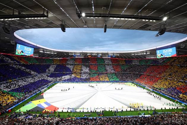 Sport Themen der Woche KW24 Sport Bilder des Tages The opening ceremony Germany v Scotland, UEFA European Championship, EM, Europameisterschaft 2024, Group A, Football, Munich Football Arena, Munich, Germany, 14 Jun 2024 EDITORIAL USE ONLY No use with unauthorised audio, video, data, fixture lists, club league logos or live services. Online in-match use limited to 120 images, no video emulation. No use in betting, games or single club league player publications.  Copyright: xKieranxMcManus Shutterstockx 14523770ag