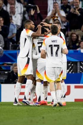 UEFA EURO 2024: Eröffnungsspiel Deutschland - Schottland; 14.06.2024 Jubel nach dem Tor zum 2:0 durch Jamal Musiala (Deutschland, 10). UEFA EURO 2024: Eröffnungsspiel Deutschland - Schottland; Munich Football Arena, München am 14.06.2024 Copyright: xBEAUTIFULxSPORTS Wunderlx