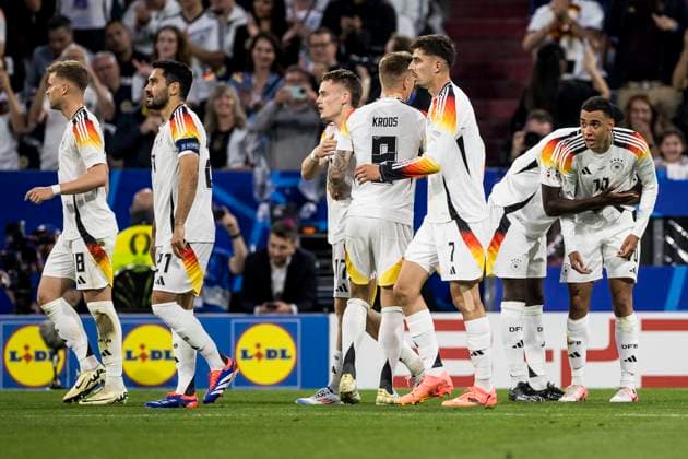 UEFA EURO 2024: Eröffnungsspiel Deutschland - Schottland; 14.06.2024 Jubel nach dem Tor zum 2:0 durch Jamal Musiala (Deutschland, 10). UEFA EURO 2024: Eröffnungsspiel Deutschland - Schottland; Munich Football Arena, München am 14.06.2024 Copyright: xBEAUTIFULxSPORTS Wunderlx