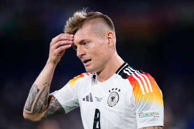 Germany v Scotland: Group A - UEFA EURO, EM, Europameisterschaft,Fussball 2024 Toni Kroos central midfield of Germany and Real Madrid during the UEFA EURO 2024 group stage match between Germany and Scotland at Munich Football Arena on June 14, 2024 in Munich, Germany. Munich Germany  Copyright: xJosexBretonx originalFilename:breton-germanyv240614_npP6j.jpg