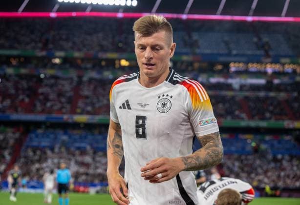 Fussball, Herren, Saison 2023 24, Euro 2024 Gruppe A (1. Spieltag) in München, Deutschland - Schottland, Toni Kroos (Deutschland), 14.06. 2024, Copyright: xMatthiasxKochx