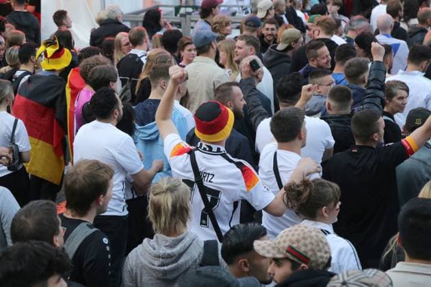 14.06.2024 Dortmund, Fanzone Friedensplatz, Übertragung Eröffnungsspiel UEFA EURO2024 Deutschland gegen Schottland, Endstand 5:1.