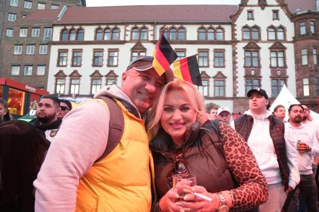 14.06.2024 Dortmund, Fanzone Friedensplatz, Übertragung Eröffnungsspiel UEFA EURO2024 Deutschland gegen Schottland, Endstand 5:1.