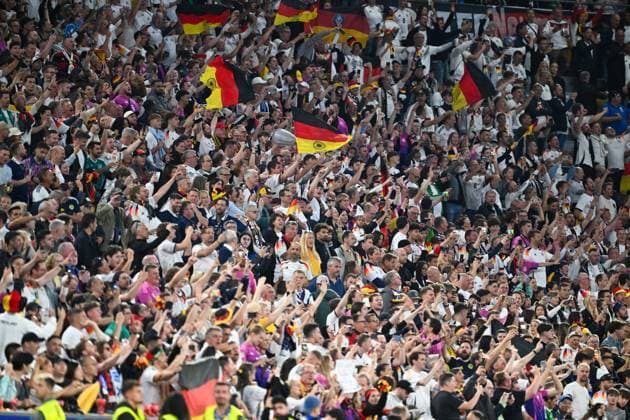 EM 2024: Deutschland - Schottland am 14.06.2024 in der Allianz Arena in München Deutsche Fans