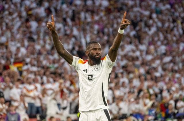 Fussball, Herren, Saison 2023 24, Euro 20204 Gruppe A (1. Spieltag) in München, Deutschland - Schottland (5:1), Antonio Rüdiger (Deutschland), 14.06. 2024, Copyright: xMatthiasxKochx