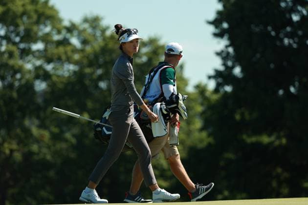 Meijer LPGA, Golf Damen Classic Grace Kim of Australia walks on the first green during Day Two of the Meijer LPGA Classic for Simply Give golf tournament at Blythefield Country Club in Belmont, MI, USA Friday, June 14, 2024. Belmont Michigan United States  Copyright: xJorgexLemusx originalFilename:lemus-meijerlp240614_npVN0.jpg