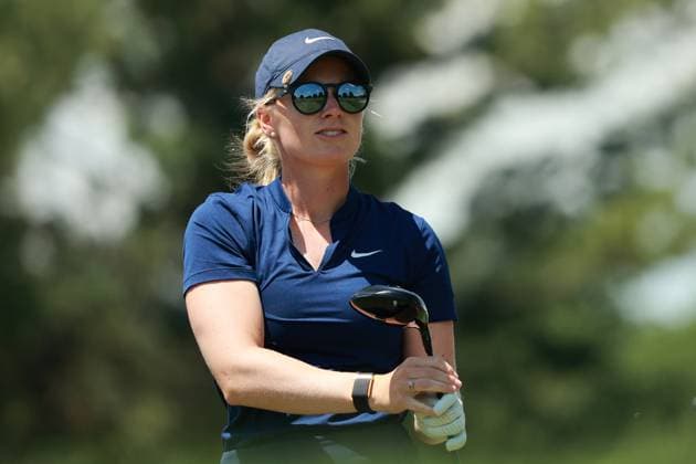 Meijer LPGA, Golf Damen Classic Frida Kinhult of Sweden tees off on the second hole during Day Two of the Meijer LPGA Classic for Simply Give golf tournament at Blythefield Country Club in Belmont, MI, USA Friday, June 14, 2024. Belmont Michigan United States  Copyright: xJorgexLemusx originalFilename:lemus-meijerlp240614_npAMH.jpg