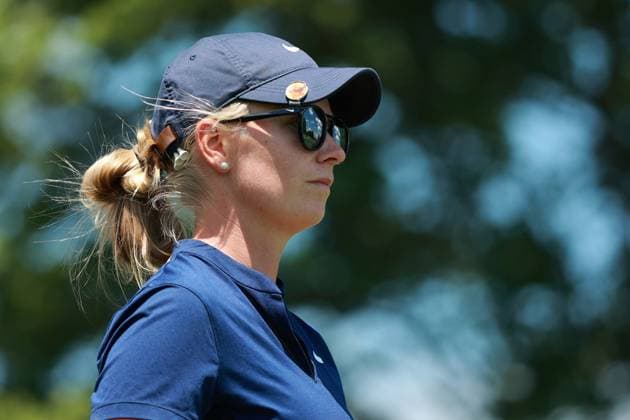 Meijer LPGA, Golf Damen Classic Frida Kinhult of Sweden walks on the second hole during Day Two of the Meijer LPGA Classic for Simply Give golf tournament at Blythefield Country Club in Belmont, MI, USA Friday, June 14, 2024. Belmont Michigan United States  Copyright: xJorgexLemusx originalFilename:lemus-meijerlp240614_npNMw.jpg