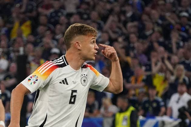 Nationalmannschaft, Fussball, UEFA Euro2024, EM 2024, Allianzarena, München, Deutschland-Schottland Joshua Kimmich , Deutschland Aktion, Einzelbild