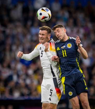 Munich, Germany. 14th Jun 2024. Pascal Groß (DFB) Ryan Christie (Sco) Germany - Scotland Deutschland - Schottland 14.06.2024
