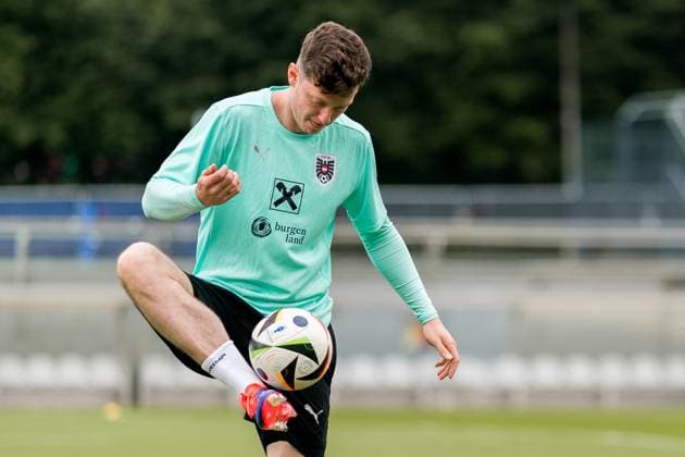 SOCCER - UEFA EURO, EM, Europameisterschaft,Fussball 2024 BERLIN,GERMANY,15.JUN.24 - SOCCER -UEFA EURO 2024, OEFB, Oesterreichischer Fussball-Bund, training. Image shows Michael Gregoritsch (AUT).  GEPAxpictures xJohannesxFriedl