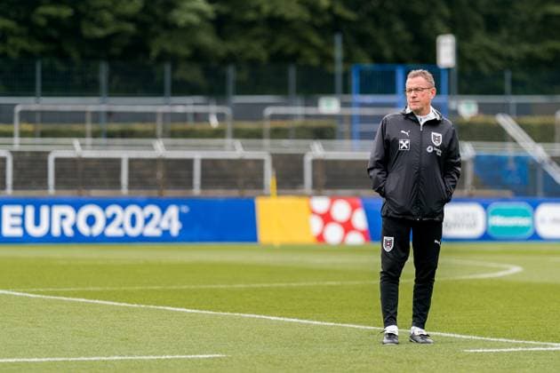 SOCCER - UEFA EURO, EM, Europameisterschaft,Fussball 2024 BERLIN,GERMANY,15.JUN.24 - SOCCER -UEFA EURO 2024, OEFB, Oesterreichischer Fussball-Bund, training. Image shows head coach Ralf Rangnick (AUT).  GEPAxpictures xJohannesxFriedl