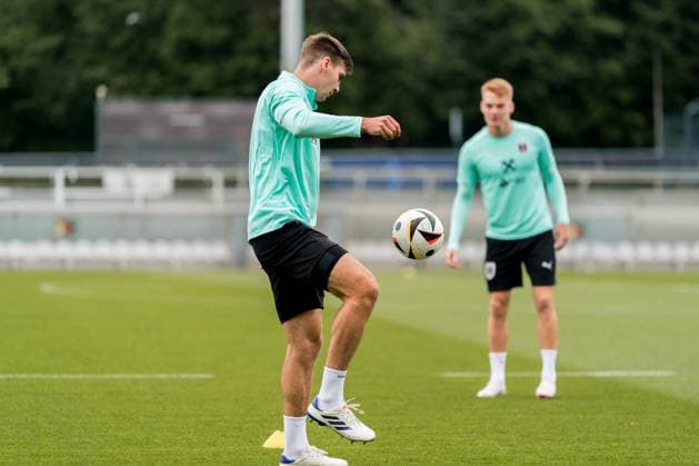 SOCCER - UEFA EURO, EM, Europameisterschaft,Fussball 2024 BERLIN,GERMANY,15.JUN.24 - SOCCER -UEFA EURO 2024, OEFB, Oesterreichischer Fussball-Bund, training. Image shows Maximilian Woeber (AUT).  GEPAxpictures xJohannesxFriedl