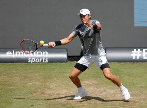14.06.2024, BossOpen 2024, Weissenhof Stuttgart , ATP, Tennis Herren Tour 250, Tennis, Im Bild: Brandon Nakashima (USA)