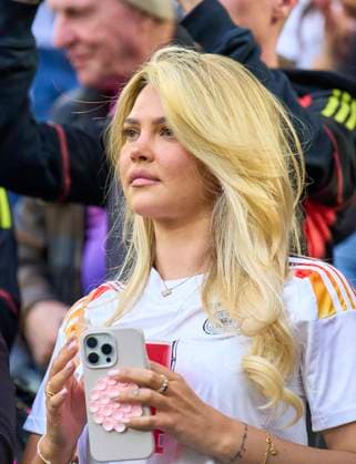 Maximilian Mittelstädt, DFB 18 Freundin Lea Prinz, in the group stage match GERMANY - SCOTLAND 5-1 of the UEFA European Championships 2024 on Jun 14, 2024 in Munich, Germany.